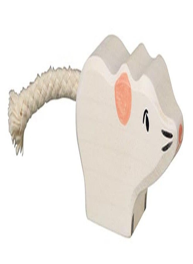 Holztiger Mouse Lying Toy Figure